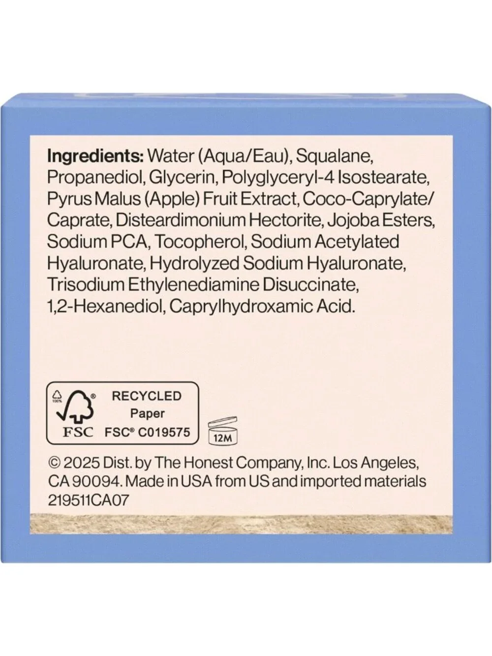 Hydrogel Cream for Sensitive Skin, Fragrance-Free Moisturizer, 1.7 fl oz